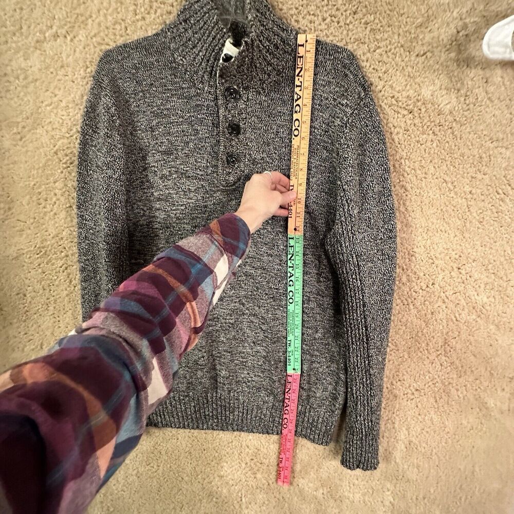 Sean John Men's Knitted Pullover Sweater Size XL 100% Cotton Henley Casual Puffy - Picture 13 of 16